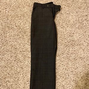 Express photographer dress pants, grey plaid